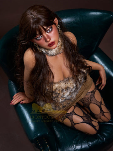 S1540-Black Silicone Sex Doll｜Irontech Doll-164cm(5ft4)-42kg E Cup