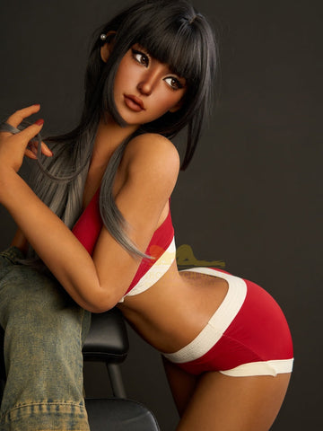 S1537-Black Silicone Sex Doll｜Irontech Doll-161cm(5ft3)-33kg E Cup