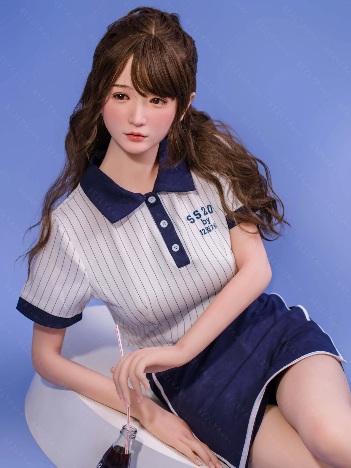 S3486-Silicone Japanese School Uniform Sex Doll – Authentic Attire Love Doll｜Bezlya Doll 160cm(5.3ft)-34kg 2.0 B Cup