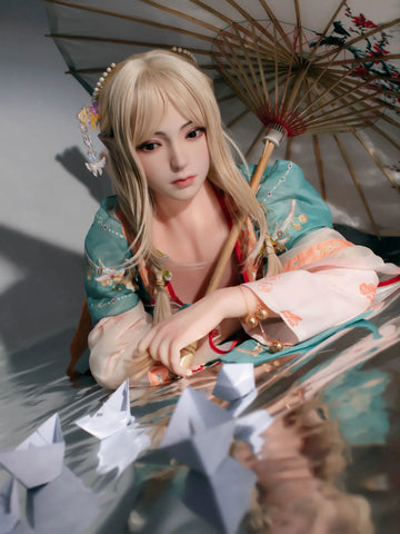 S3485-Robot Silicone Head Adult Asian Alien Sex Doll｜Bezlya Doll 160cm(5.3ft)-34kg 2.0 B Cup