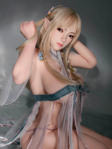 S3485-Robot Silicone Head Adult Asian Alien Sex Doll｜Bezlya Doll 160cm(5.3ft)-34kg 2.0 B Cup