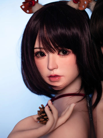 S3481-Robot Silicone Head Adult Asian Chinese Sex Doll｜Bezlya Doll 160cm(5.3ft)-34kg 2.0 B Cup