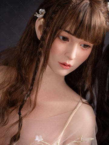 S3480-Robot Silicone Head Adult Asian Chinese Sex Doll｜Bezlya Doll 160cm(5.3ft)-34kg 2.0 B Cup
