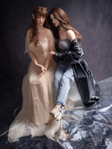 S3480-Robot Silicone Head Adult Asian Chinese Sex Doll｜Bezlya Doll 160cm(5.3ft)-34kg 2.0 B Cup