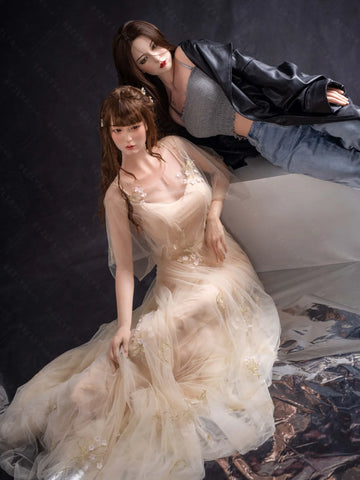 S3480-Robot Silicone Head Adult Asian Chinese Sex Doll｜Bezlya Doll 160cm(5.3ft)-34kg 2.0 B Cup