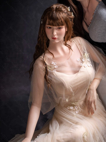 S3480-Robot Silicone Head Adult Asian Chinese Sex Doll｜Bezlya Doll 160cm(5.3ft)-34kg 2.0 B Cup