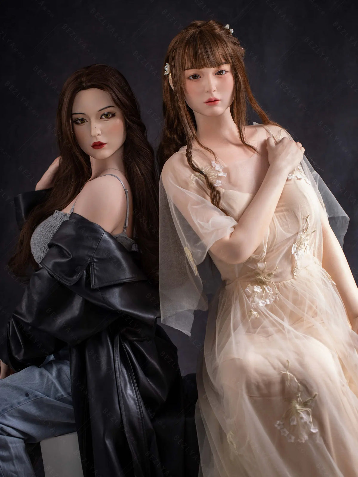 S3480-Robot Silicone Head Adult Asian Chinese Sex Doll｜Bezlya Doll 160cm(5.3ft)-34kg 2.0 B Cup