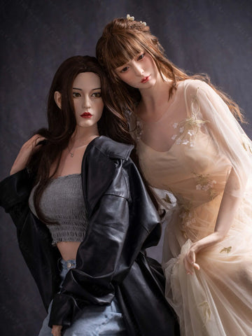S3480-Robot Silicone Head Adult Asian Chinese Sex Doll｜Bezlya Doll 160cm(5.3ft)-34kg 2.0 B Cup