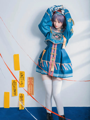 S3470-Mini Asian Real Silicone ROS Chinese Sex Doll｜Bezlya Doll 160cm(5.3ft)-34kg 2.2 B Cup