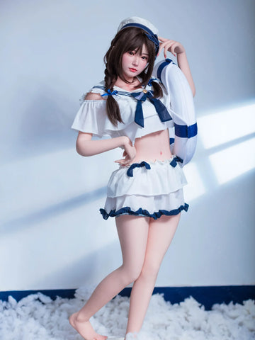 S3469-Silicone Small-Breasted Japanese Sex Doll｜Bezlya Doll 160cm(5.3ft)-34kg 2.1 B Cup