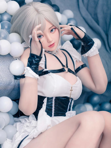 S3468-Robot Silicone Head Adult Asian Chinese Sex Doll｜Bezlya Doll 155Rcm(5.1ft)-37kg 2.0 A Cup
