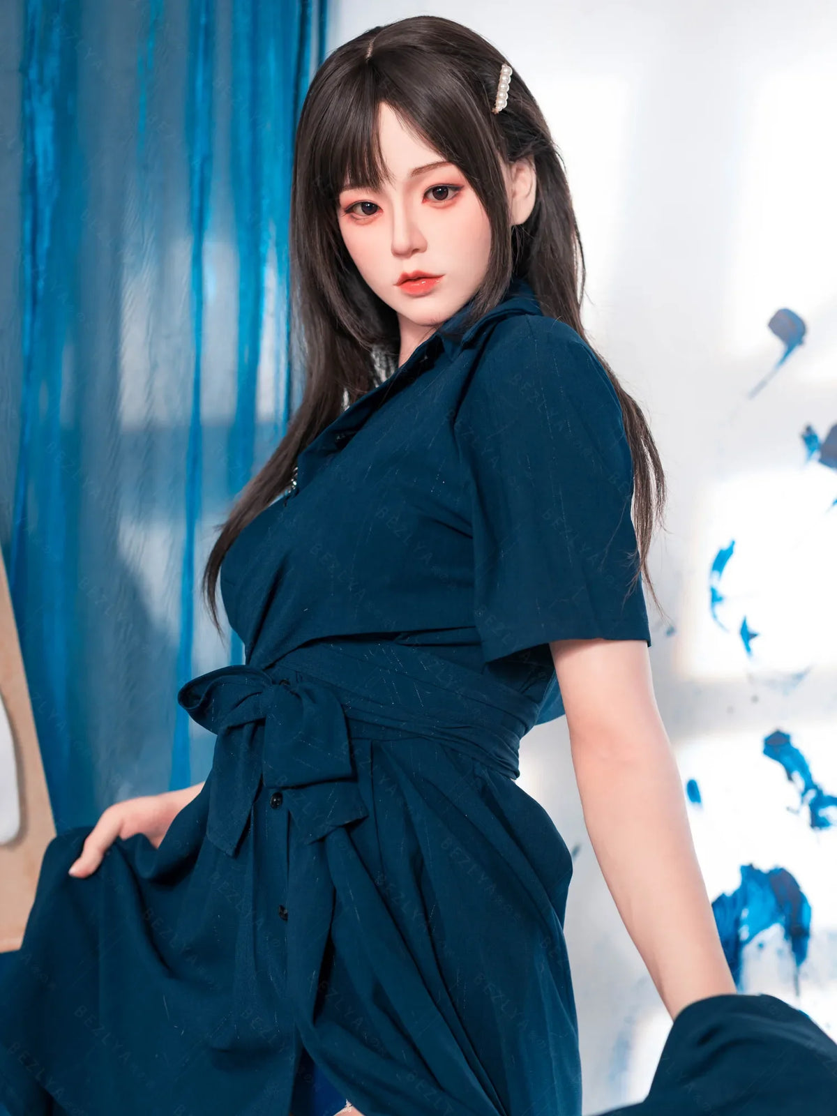 S4108-162cm(5.4ft)-39.5kg 2.2u B Cup Asian Real Silicone Chinese Sex Doll｜AITIA Doll