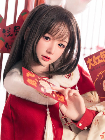 S4105-163cm(5.4ft)-34kg 2.2 D Cup Asian Real Silicone ROS Real Chinese Sex Doll｜AITIA Doll