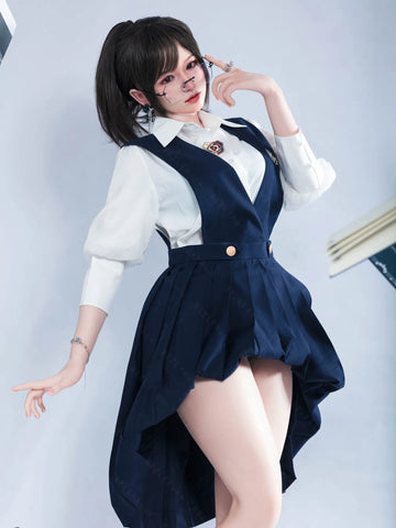 S4101-162cm(5.4ft)-39.5kg 2.2u B Cup Asian Real Silicone College Style Japanese Sex Doll｜AITIA Doll