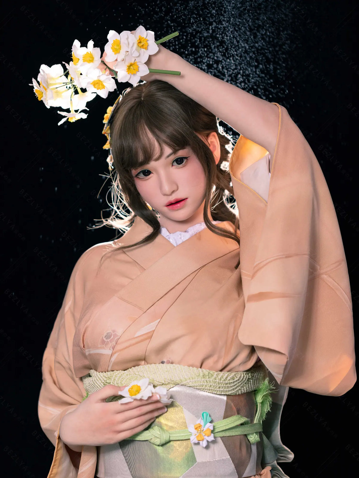 S4102-162cm(5.4ft)-39.5kg 2.2u B Cup Asian Real Silicone Japanese Sex Doll｜AITIA Doll