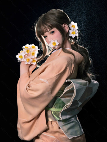 S4102-162cm(5.4ft)-39.5kg 2.2u B Cup Asian Real Silicone Japanese Sex Doll｜AITIA Doll