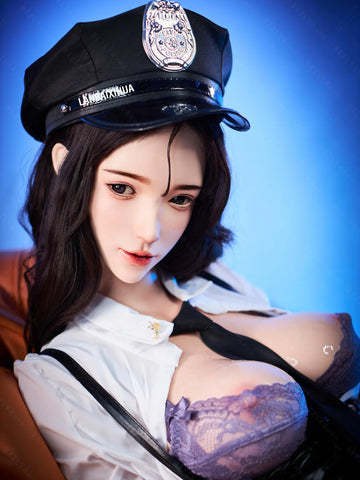 S4104-163cm(5.4ft)-34kg 2.2 D Cup Real Silicone Japanese Policewoman Cosplay Sex Doll – Law Enforcement Roleplay Love Doll｜AITIA Doll