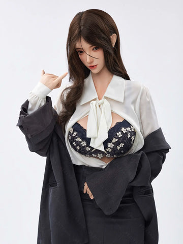 S4106-163cm(5.4ft)-34kg 2.2 D Cup Asian Real Silicone ROS Real Chinese Sex Doll｜AITIA Doll