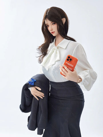 S4106-163cm(5.4ft)-34kg 2.2 D Cup Asian Real Silicone ROS Real Chinese Sex Doll｜AITIA Doll