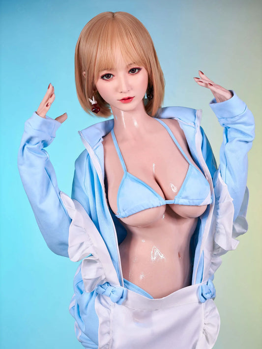 S4096-155Mcm(5.1ft)-38kg 2.2cf E Cup Silicone Japanese Mini Sex Doll｜AITIA Doll
