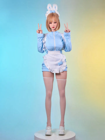 S4096-155Mcm(5.1ft)-38kg 2.2cf E Cup Silicone Japanese Mini Sex Doll｜AITIA Doll