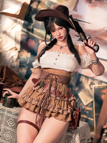 S4087-162cm(5.4ft)-39.5kg 2.2u B Cup Asian Real ROS Silicone Chinese Sex Doll｜AITIA Doll