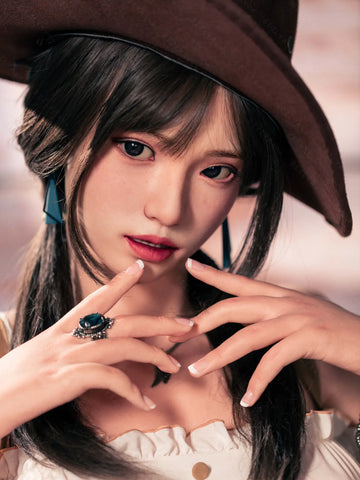 S4087-162cm(5.4ft)-39.5kg 2.2u B Cup Asian Real ROS Silicone Chinese Sex Doll｜AITIA Doll