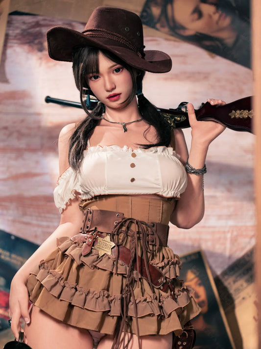 S4087-162cm(5.4ft)-39.5kg 2.2u B Cup Asian Real ROS Silicone Chinese Sex Doll｜AITIA Doll