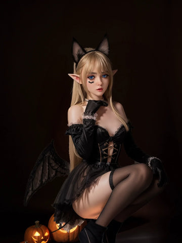 S2210-Flat Chested Silicone Sex Doll Movable Jew - SY Doll-150cm/4ft9 29kg A Cup