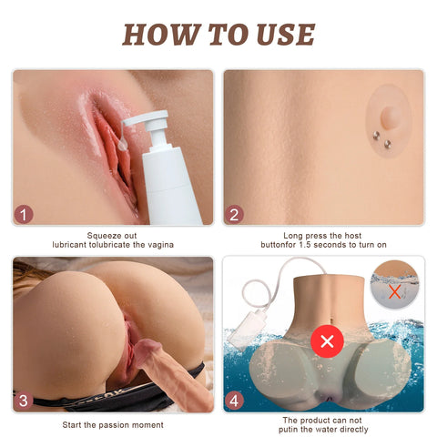 M242-automatic pocket pussy Big Ass Sex Doll | xingse-27.55lb