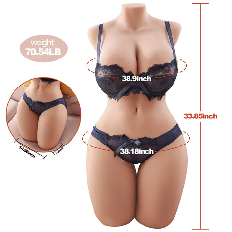 H208-($40 cheaper than buying individually)Big Dick+Life Size Torso combination|Xingse