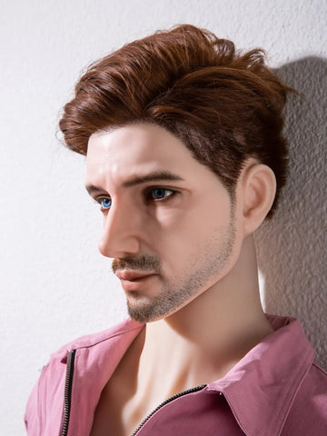 S3325-175cm/5ft9-58kg Femboy Full Size Silicone Head Sex With Male Sex Doll | Qita doll