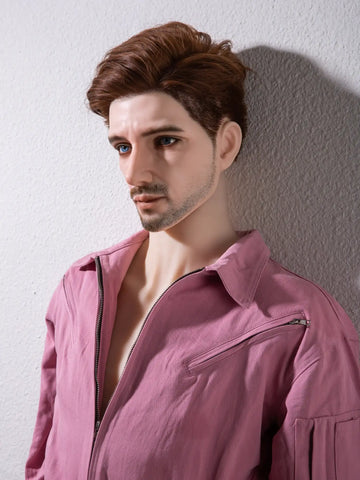 S3325-175cm/5ft9-58kg Femboy Full Size Silicone Head Sex With Male Sex Doll | Qita doll