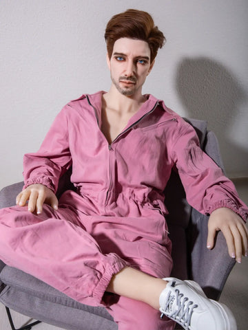S3325-175cm/5ft9-58kg Femboy Full Size Silicone Head Sex With Male Sex Doll | Qita doll