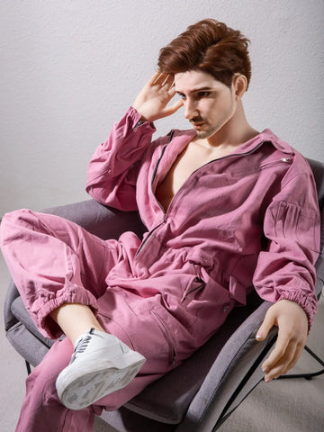 S3325-175cm/5ft9-58kg Femboy Full Size Silicone Head Sex With Male Sex Doll | Qita doll