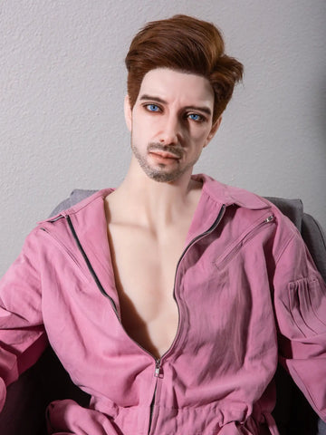 S3325-175cm/5ft9-58kg Femboy Full Size Silicone Head Sex With Male Sex Doll | Qita doll