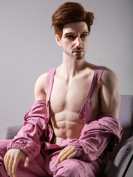 S3325-175cm/5ft9-58kg Femboy Full Size Silicone Head Sex With Male Sex Doll | Qita doll