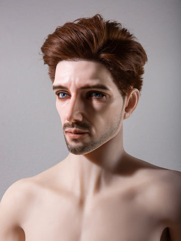 S3325-175cm/5ft9-58kg Femboy Full Size Silicone Head Sex With Male Sex Doll | Qita doll