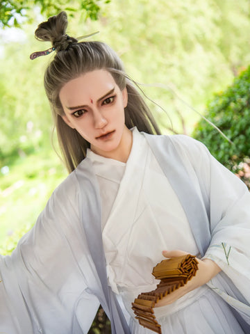 S3326-Ancient-style Femboy Full Size Sex Doll With Silicone Head | Qita doll 165cm/5ft5-40kg
