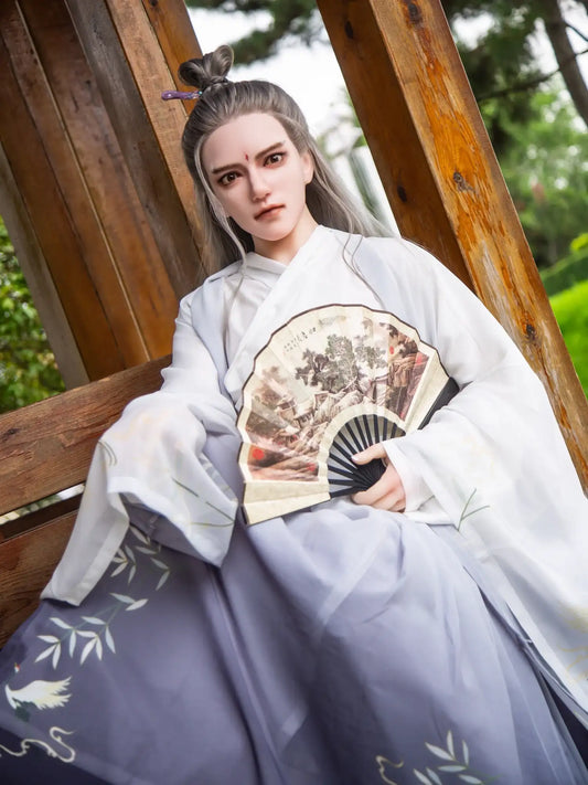 S3326-Ancient-style Femboy Full Size Sex Doll With Silicone Head | Qita doll 165cm/5ft5-40kg