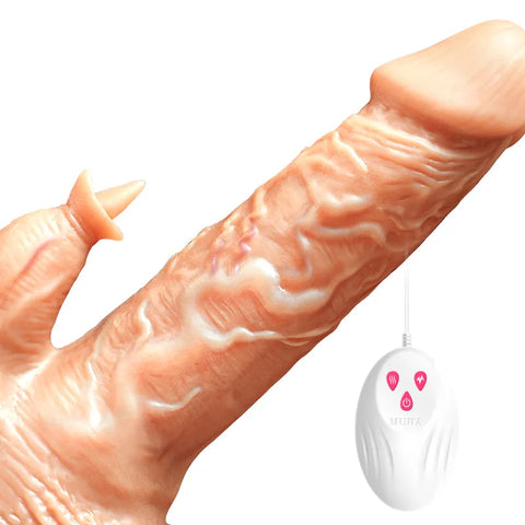 D008- (7.2'')Torso maschile Dildo vibrante automatico in TPE |MUHA