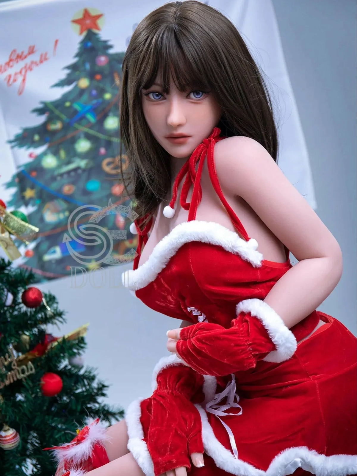 S3844-Yuuka F Cup TPE Christmas Girl Japanese Thin Sex Doll｜SE Doll 153cm(5ft)-29.5kg