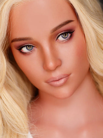 S144—Lara Premium Big Boobs Blonde Best Silicone Full Life Size Sex Solls Love Doll|Zelex Doll-170cm/5ft5(36.2kg)