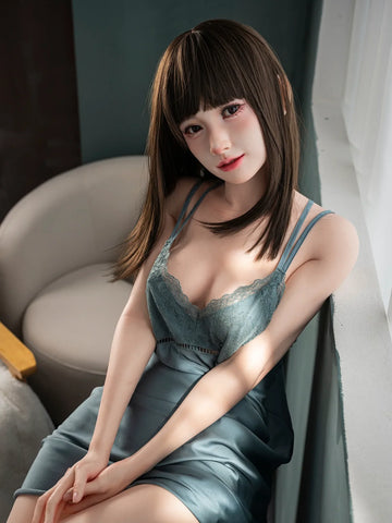 S4273—156cm/5ft2-26kg Runa B Cup Premium Japanese ROS Silicone Robot Sex Doll【weight loss】 | Jiusheng Doll