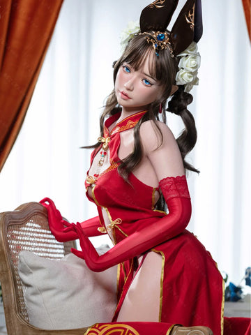 S4051-155Rcm(5.12ft)-32.5kg 2.2 A Cup Silicone Adult Asian Sex Doll｜AITIA Doll