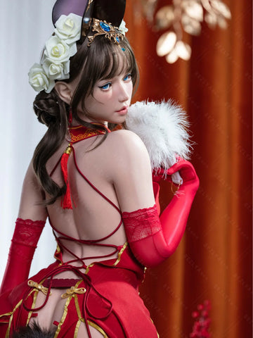 S4051-155Rcm(5.12ft)-32.5kg 2.2 A Cup Silicone Adult Asian Sex Doll｜AITIA Doll