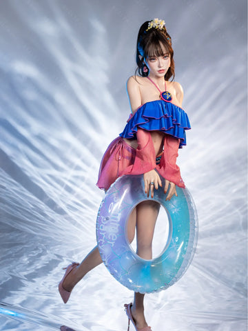 S4063-155Mcm(5.1ft)-38kg 2.2cf E Cup Mini ROS Silicone Asian Anime celebrity Sex Doll｜AITIA Doll