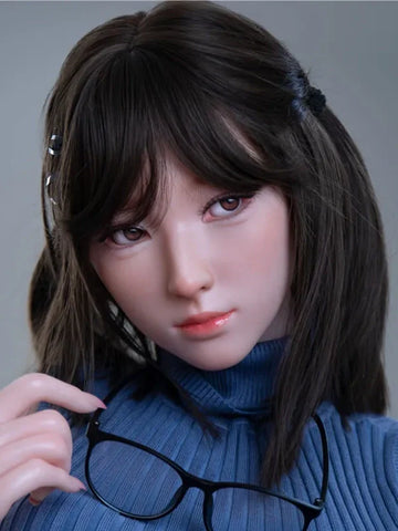 F251【Irontech Doll Head】Sex Doll Head Silicone Japanese girl