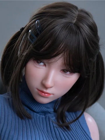 F251【Irontech Doll Head】Sex Doll Head Silicone Japanese girl