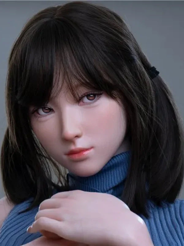 F251【Irontech Doll Head】Sex Doll Head Silicone Japanese girl